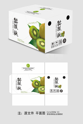 簡約綠心 獼猴桃手提包裝的設(shè)計(jì)美學(xué)與實(shí)用哲學(xué)